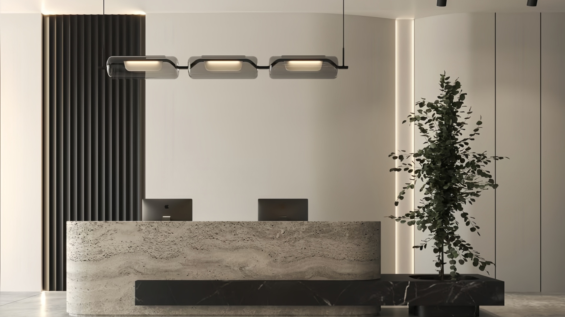 office reception area