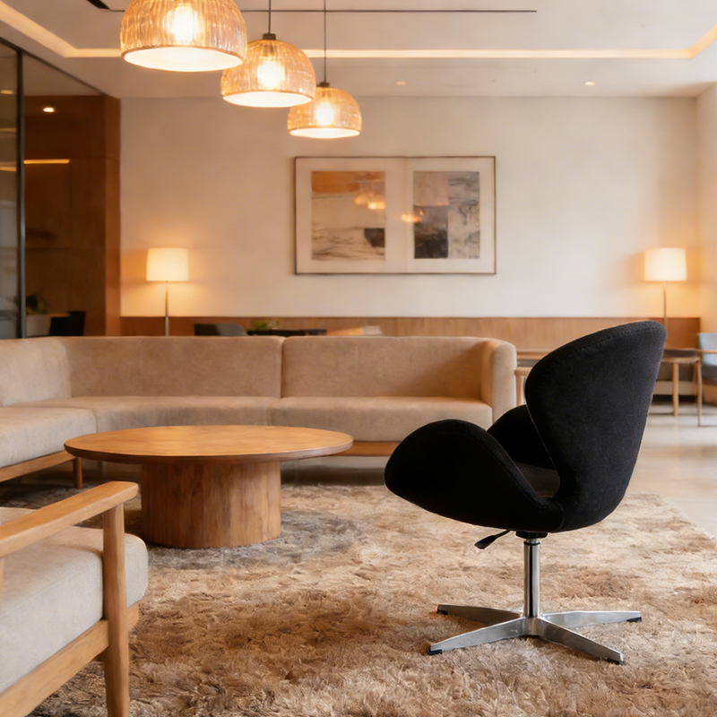  Arne Jacobsen Designer Swan Chair Lounge Reception Office Furniture