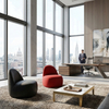 Mitt Lounge Chair Single Sofa by Harry Washington Design