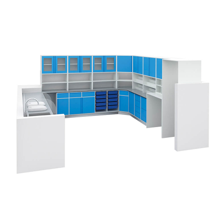 Medical Doctor Office Furniture Casework Wall Cabinets
