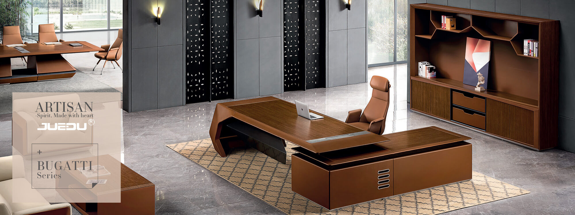 bugatti series executive desk