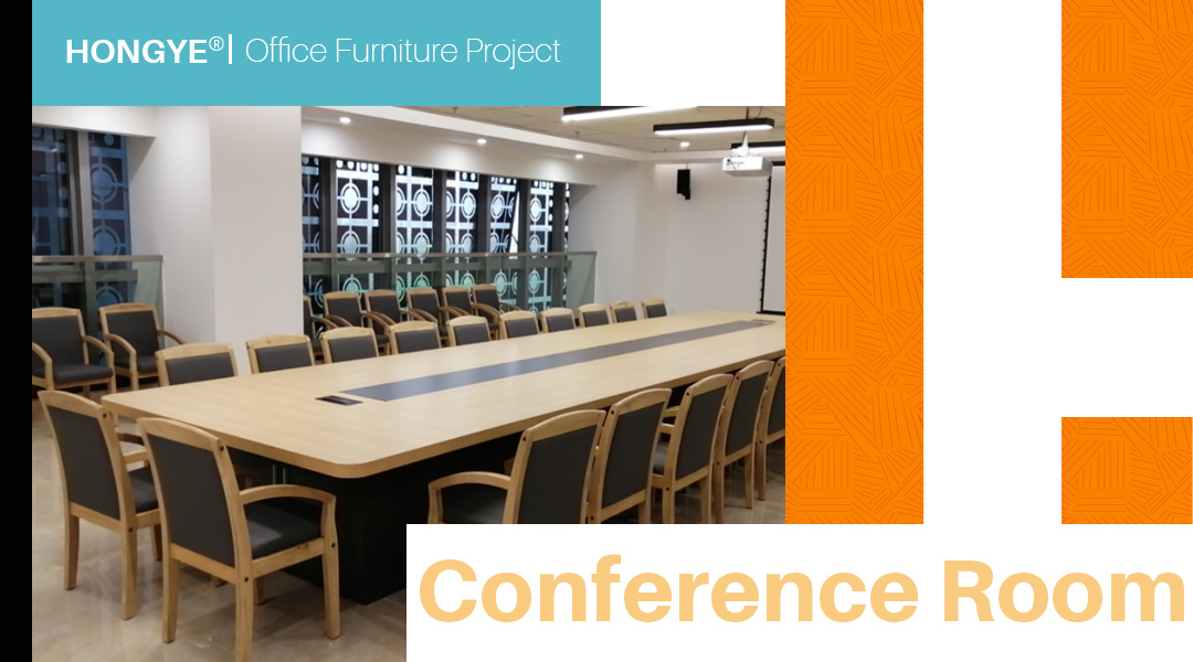 Conference room project by Hongye Furniture
