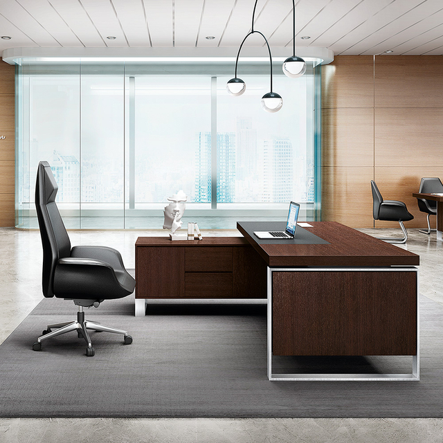 JIANGNAN COOL Series Executive Desk | W1800*D1800*H750(mm) | W2000*D1800*H750(mm)