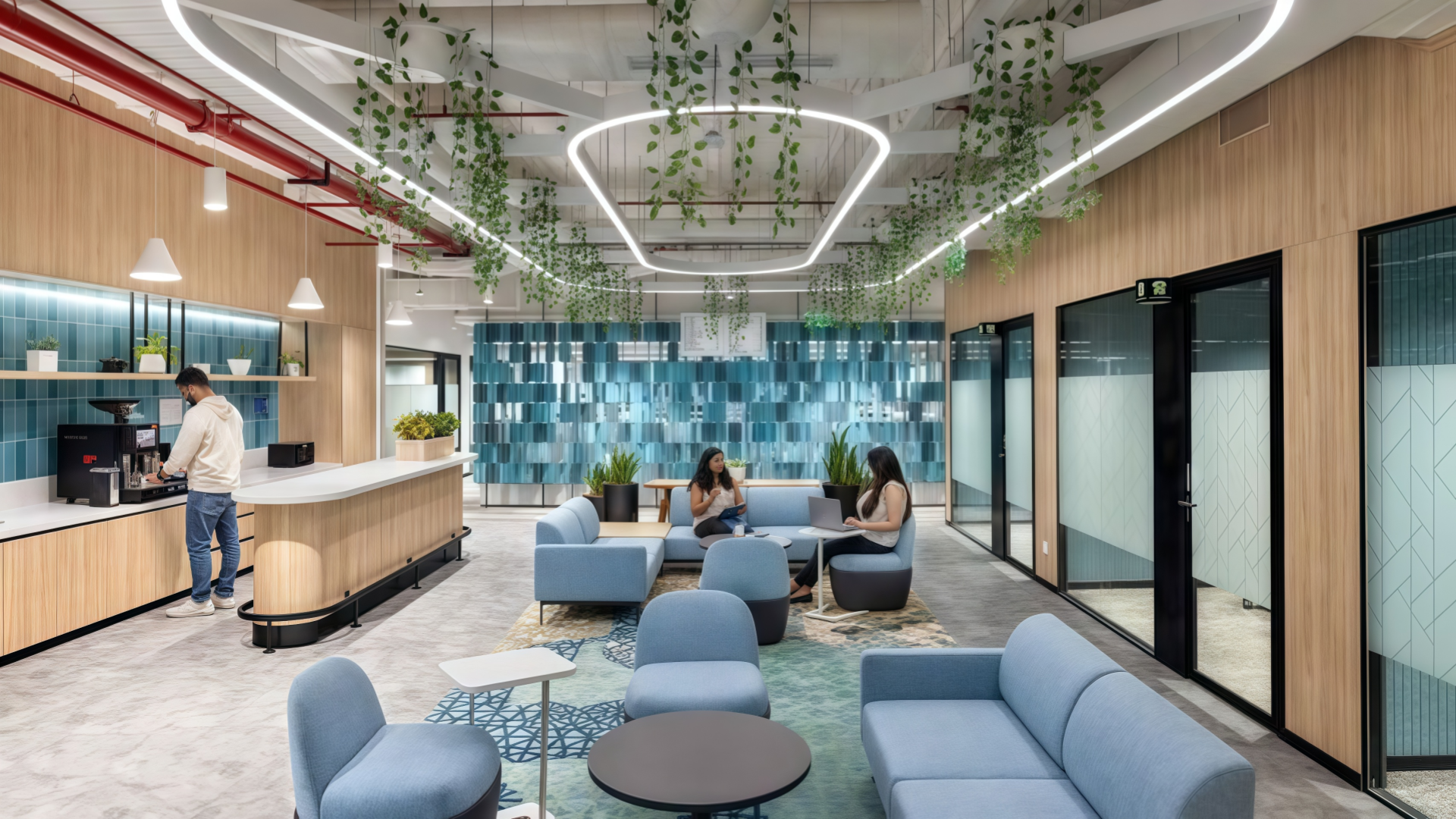 colourful office design