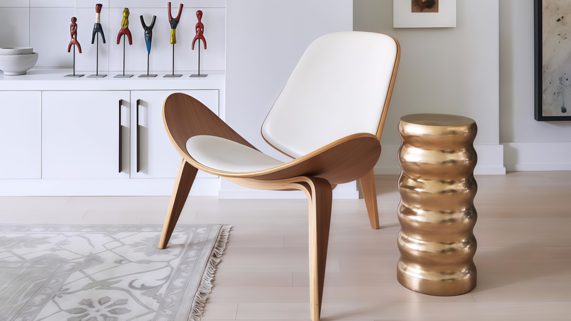 sculptural modern chairs
