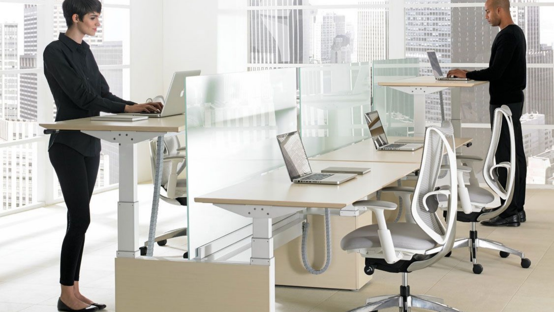 ergonomic sit-stand workstations