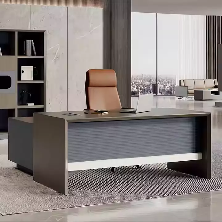 Luxury Modern Boss Manger L Shape Executive Office Desk
