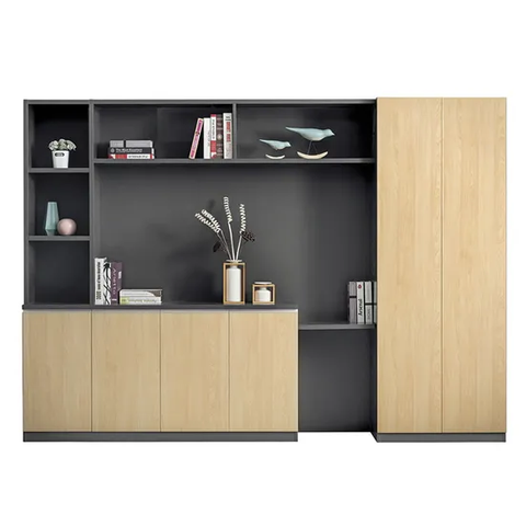 Modern Melamine Office Storage Cabinet Bookcase Furniture File Cabinet