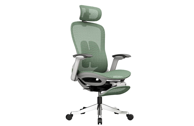 Adjustable High Office Chair with Footrest
