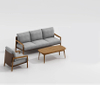3 Seater High Back Lounge Corner Sofa with Chaise
