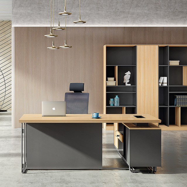 JIANGNAN VERO Series Executive Desk | W1600*D1600*H750(mm) | W1600*D700*H750(mm)