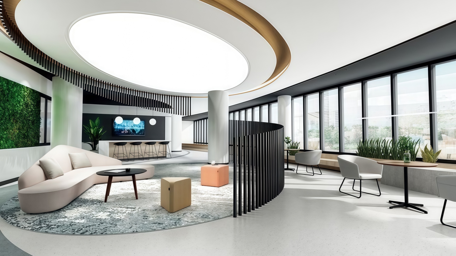 office public area design