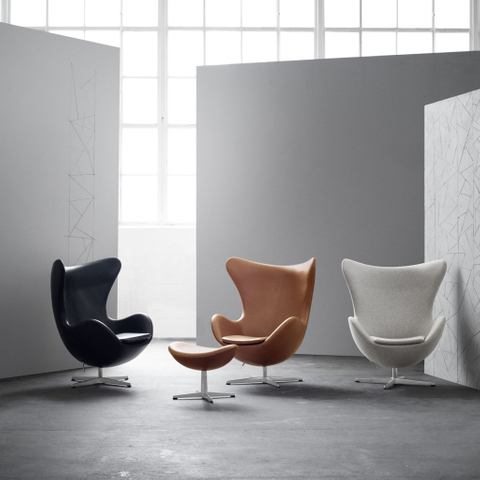 Egg Chair Office Lobby Furniture Swivel Leisure Lounge Arm Red Chairs