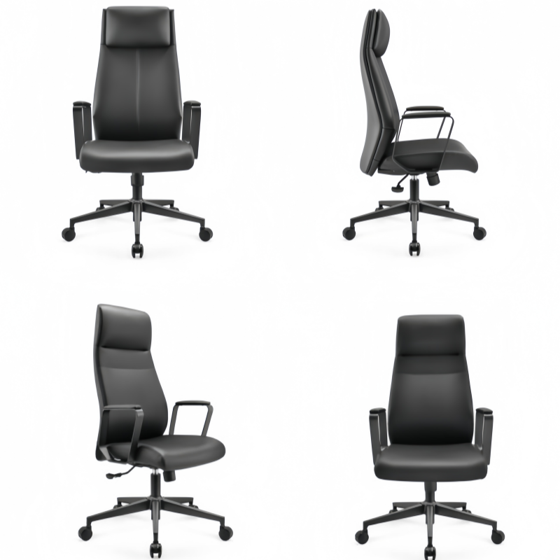 Ergonomic Executive Office Desk Chair with Padded Headrest