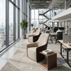 Walter Knoll Design Single Lounge Seat Sofa for Reception