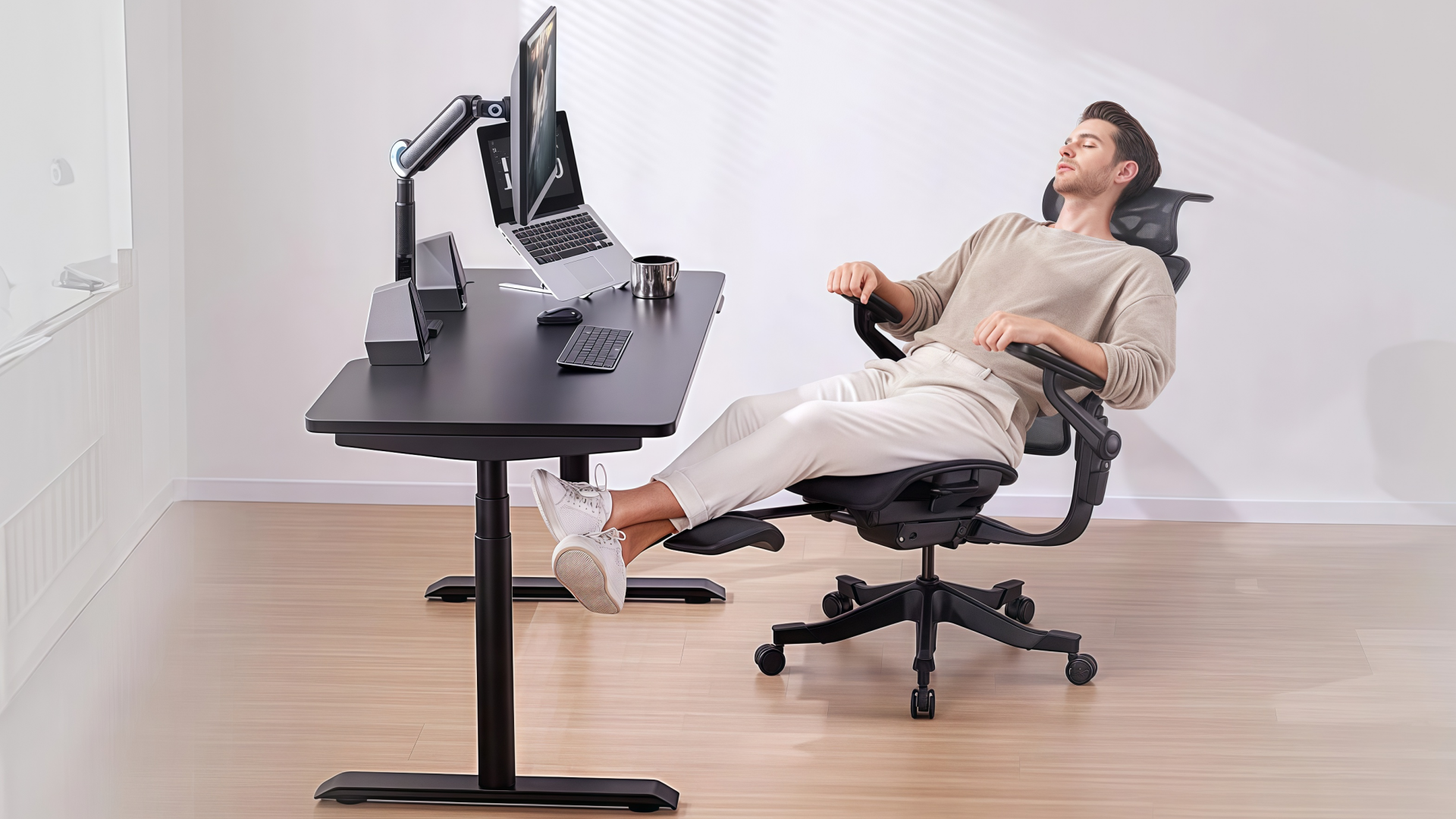 Ergonomic Office Chairs with Leg Rest