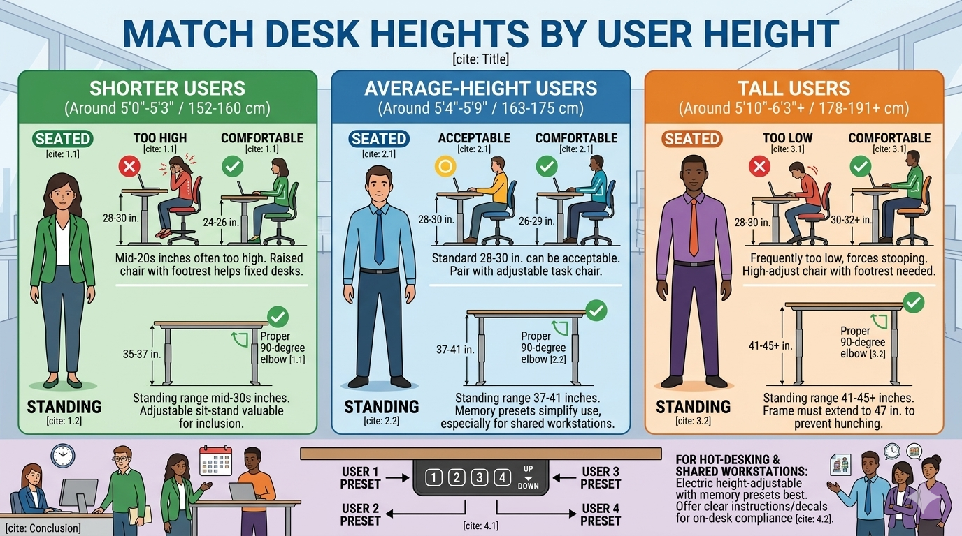 Match Desk Heights by User Height