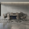 Executive Conference Table Integrated Power Large Modern Boardroom Furniture