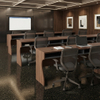 Modular Training Table Modern Wood Desk Conference Workstation