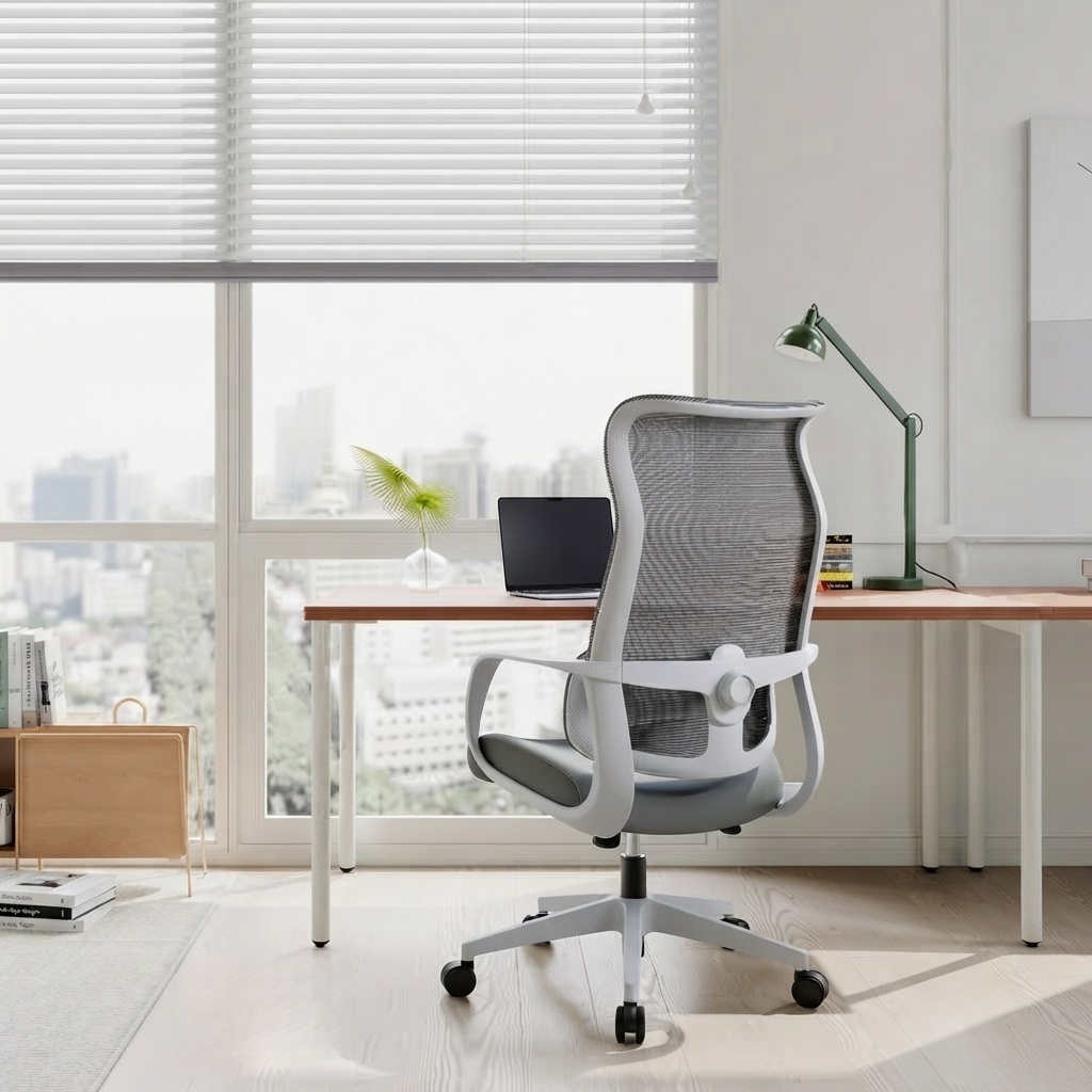 Ergonomic Mesh Office Chair Modern Task Chair Swivel Computer Seating