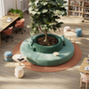Modular Office Circular Sofa Commercial Round Lounge Seating