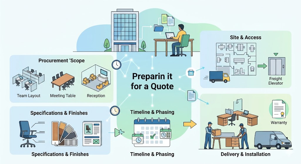 Office furniture procurement checklist