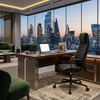 Luxury High Back Leather Office Chair for Workspace