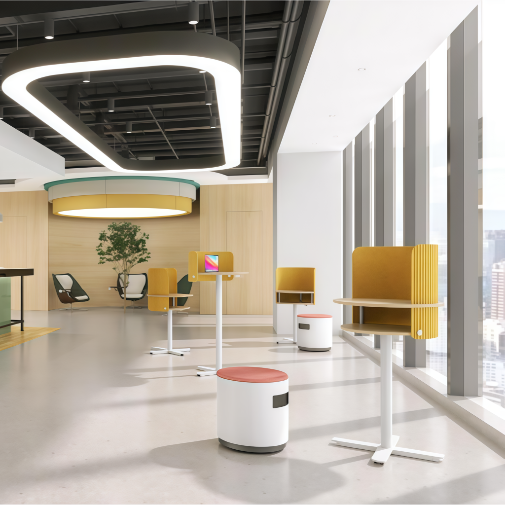 Focus Pod Workstation Sit To Stand Mini Desk Solution