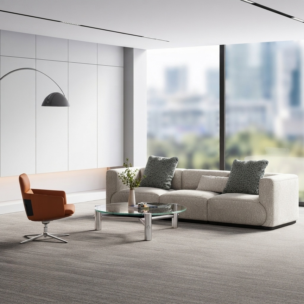 Modular Office Sofa Flexible Fabric Reception Lounge Seating