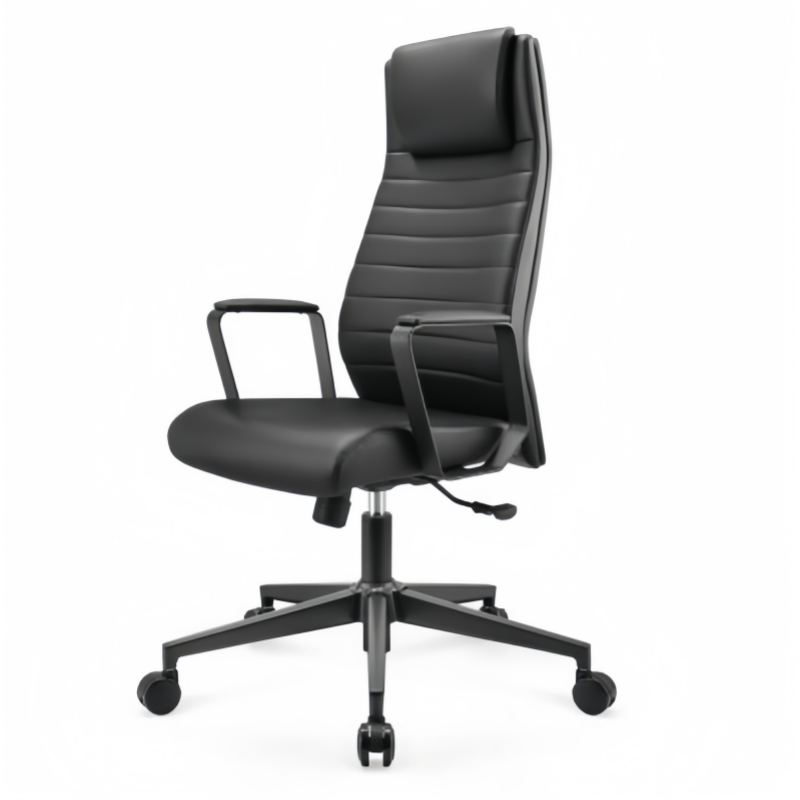Luxury High Back Leather Office Chair for Workspace
