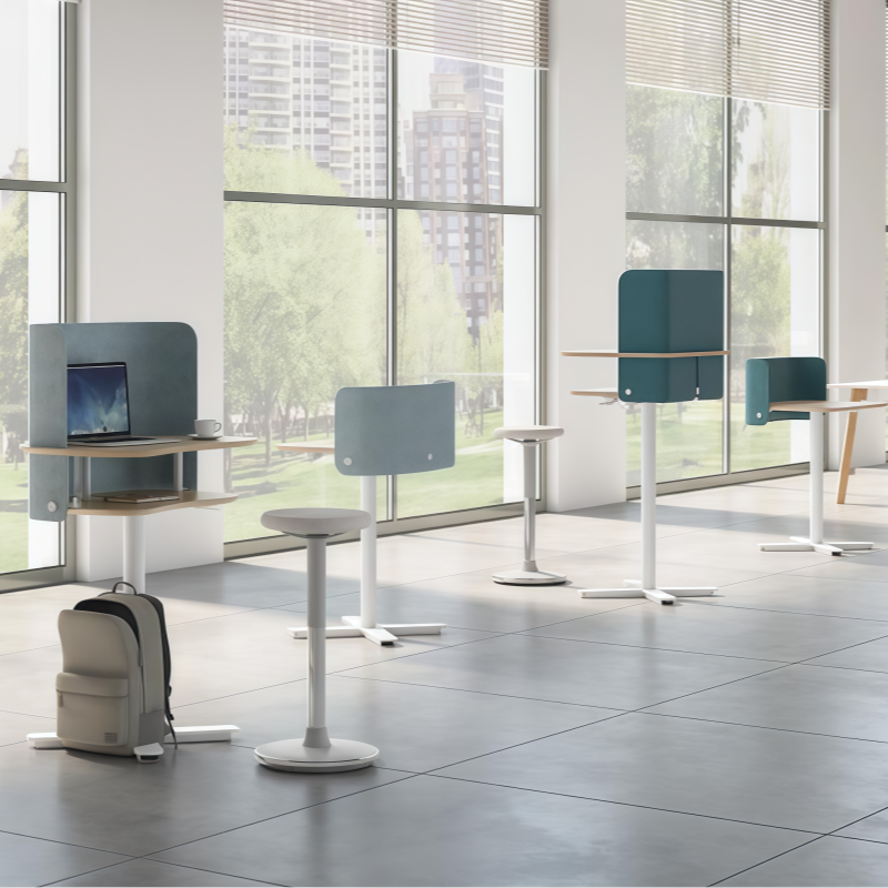Focus Pod Workstation Sit To Stand Mini Desk Solution