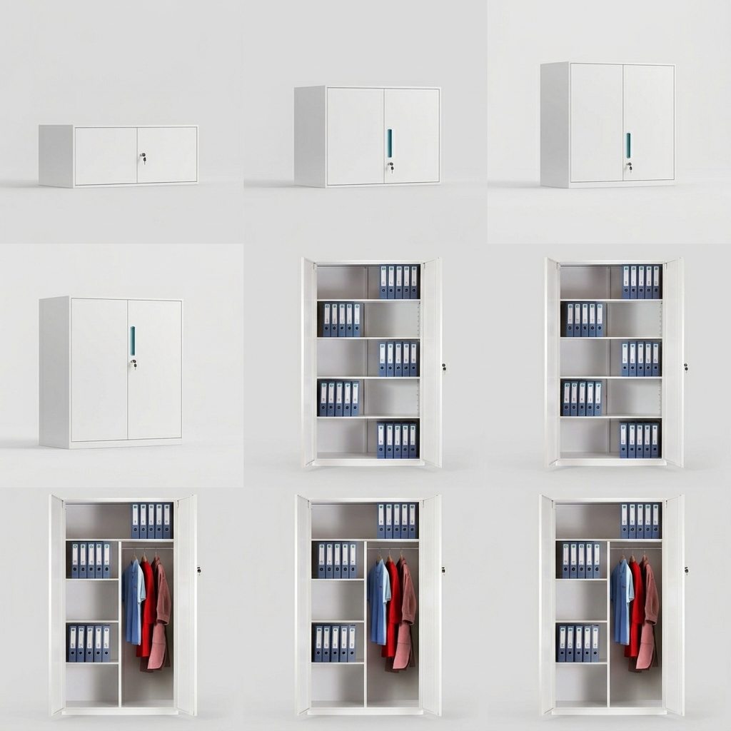 Modern Office Storage Cabinet Lockable Modular Executive Credenza