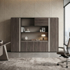 Office File Cabinet Modern Wood Storage Display Unit