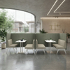 Office Booth Reception Sofa High Back Booth Seating Commercial Furniture