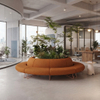 Modular Office Circular Sofa Commercial Round Lounge Seating