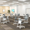 Mobile Collaborative Training Chairs for Office 