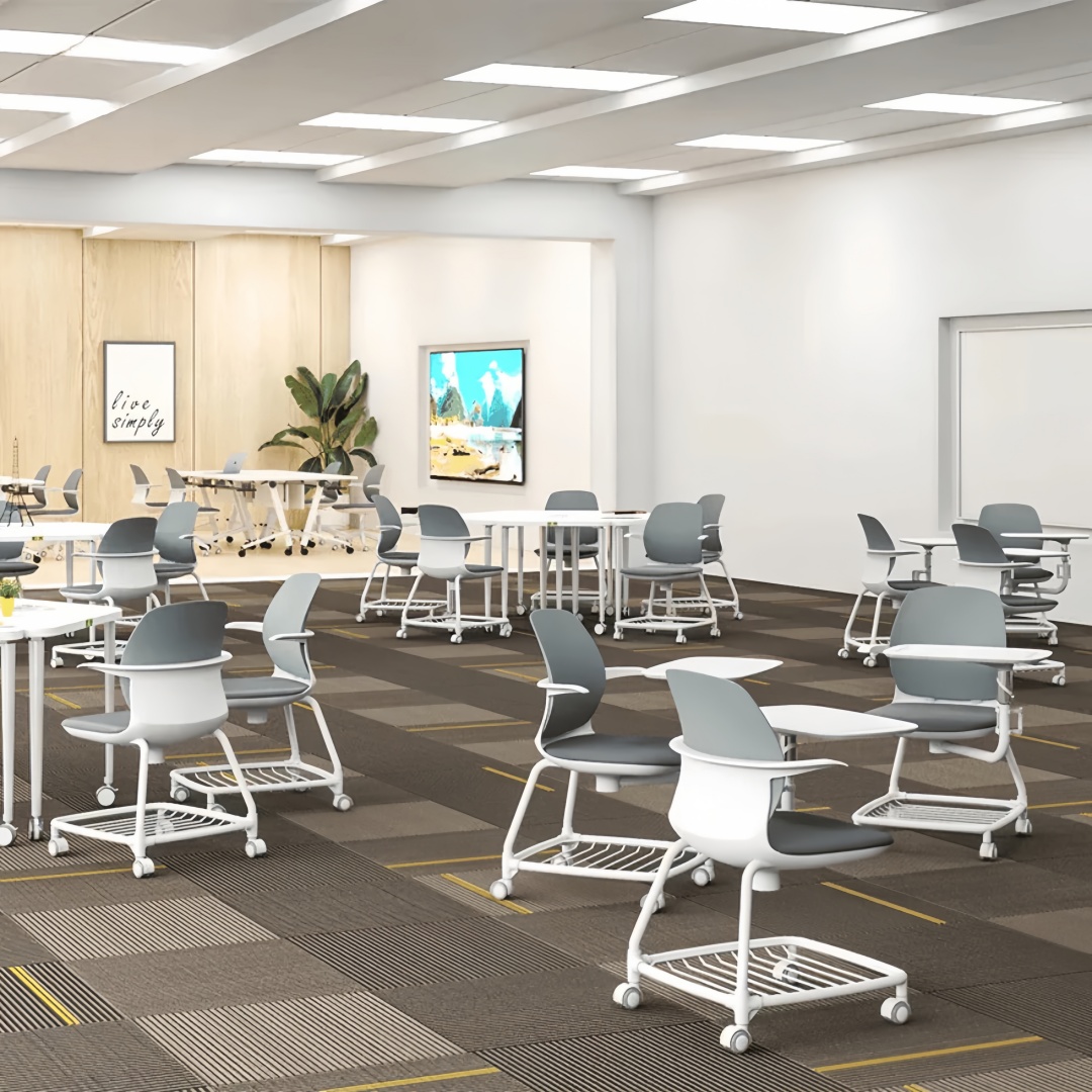 Mobile Collaborative Training Chairs for Office 