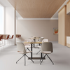 Round Bistro Coffee Table for Office Lounge Areas