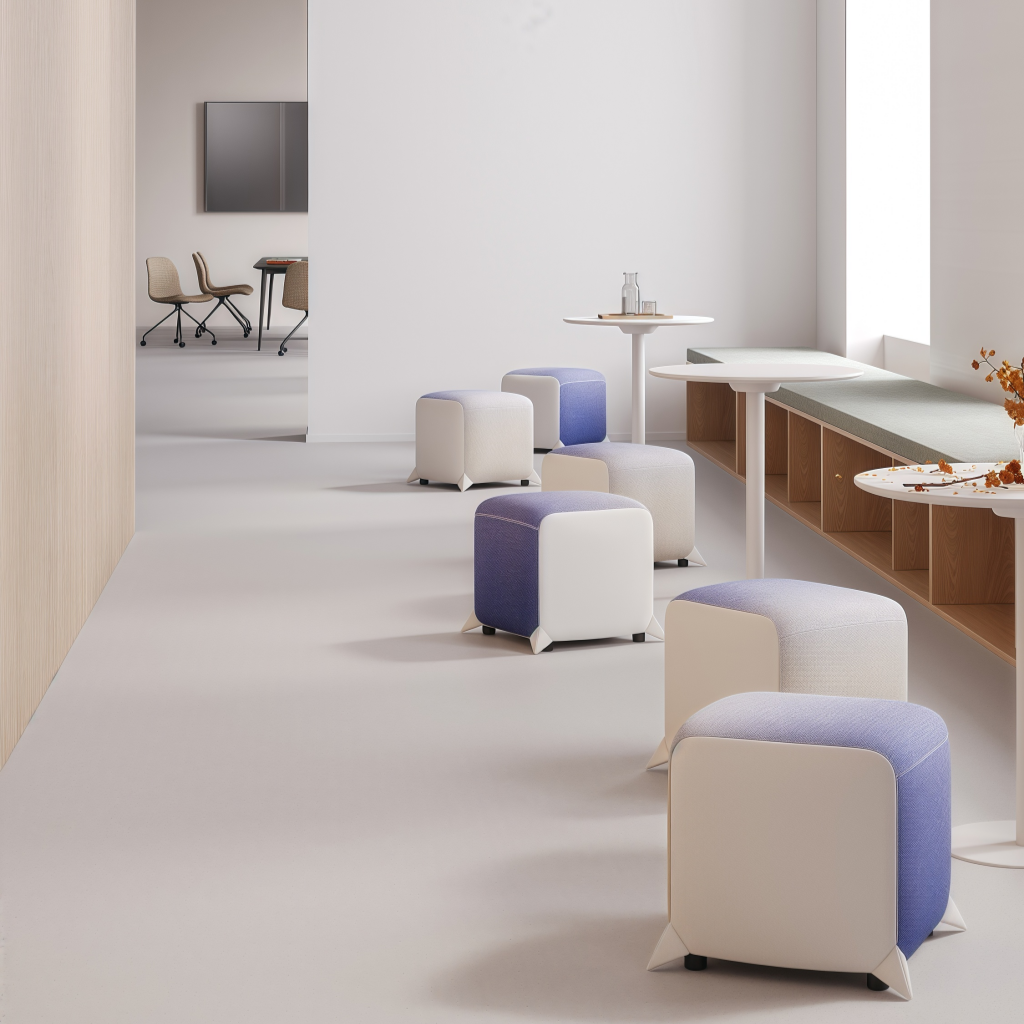 Office Pouf Stool Seating for Agile Office Spaces