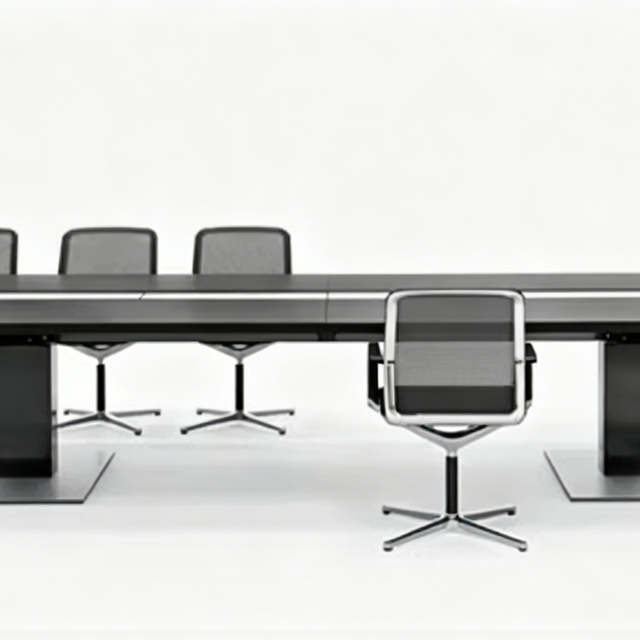 Commercial Modern Wooden Conference Table