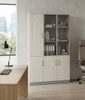 Office File Cabinet Modern Wood Storage Credenza Bookcase