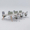Office Workstation Modern Desk with Privacy Panel
