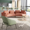 Workspace Lounge Solution Curved Sofa with Side Table