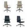 Modern CEO Boss Office Chair with Slim Padded Arms