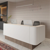 Office Reception Desk Counter for Corporate Lobby Areas