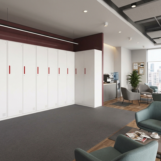ffice Locker Cabinet Modular Lockable Steel Storage System