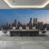 Executive Conference Table Integrated Power Large Modern Boardroom Furniture