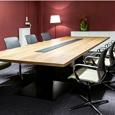 Commercial Modern Wooden Conference Table