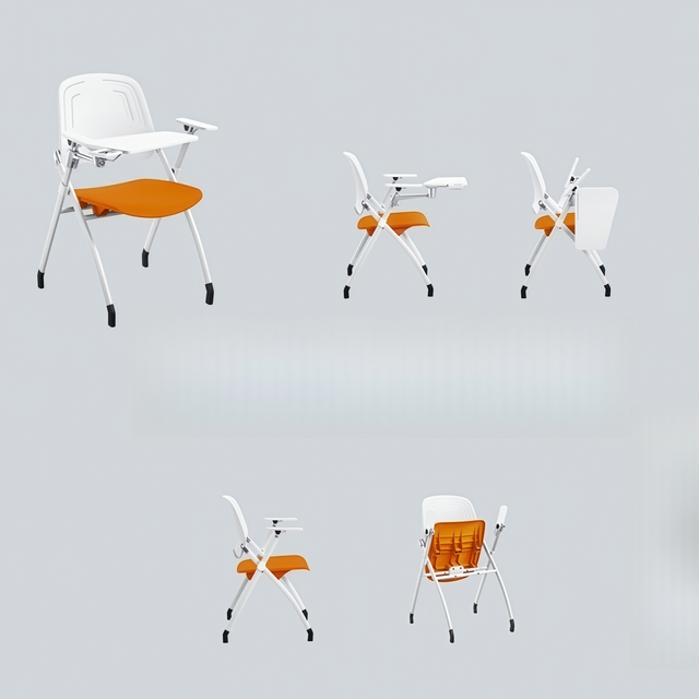 Training Chair with Writing Tablet Folding Nesting Design