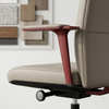 Modern CEO Boss Office Chair with Slim Padded Arms